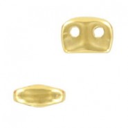 Cymbal ™ DQ metall bead substitute Vitali für SuperDuo Perlen - Gold